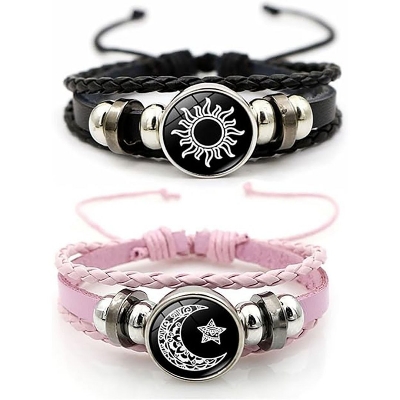 Picture of Luminous Sun & Moon Friendship Bracelet