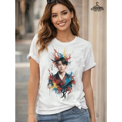 Picture of BTS Aesthetic Vibes Graphic New T-Shirt 💜