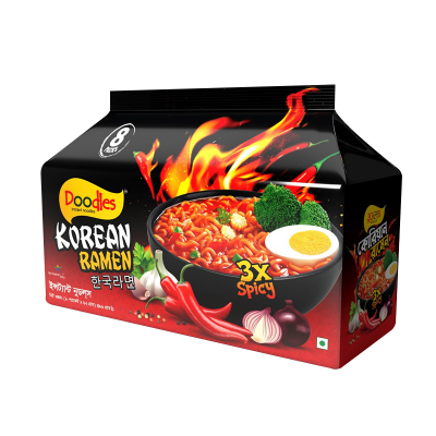 Picture of Doodles Instant Noodles Korean Ramen 496gm 8 Packs