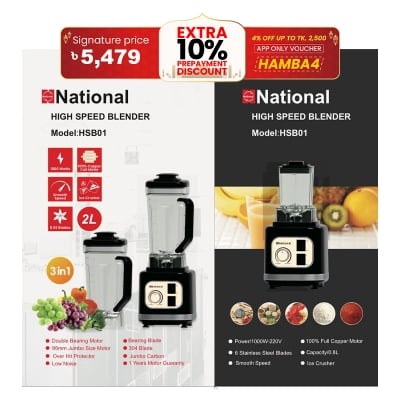 Picture of National electric commercial blender 3 Jar Model:HSB01