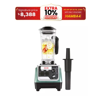 Picture of Commercial Multi Functional Power Blender 2200 Watts, Green/Black. Miyako BL-69TRIP 2.0L Jar