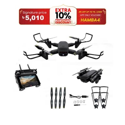Picture of DM107s RC Helicopter Foldable Full Hd Double Camera Drone