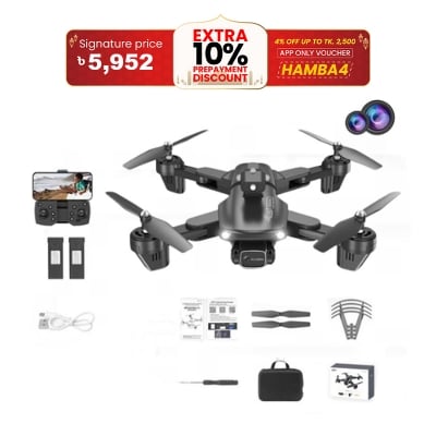 Picture of 2022 New F184 RC Drone 4K Professional Dual ESC Camera All-round Obstacle Avoidance Foldable Quadcopter 178g RC WIFI  Drone