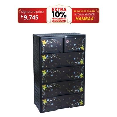 Picture of RFL Wardrobe Double 5D KD Deluxe Oak Wood