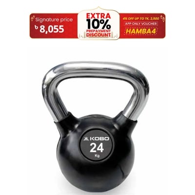 Picture of Kettlebell Dumbbell 24KG-1 Pcs Black & Silver