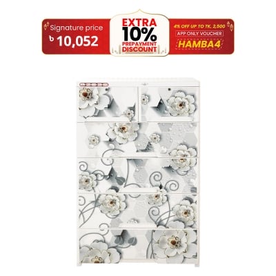 Picture of RFL Wardrobe Double 5D KD Elite HD - White Pearl