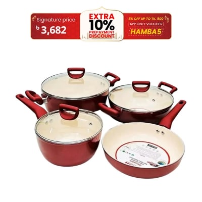 Picture of Kiam Super Ceramics 7 pcs Cookware set (Induction Supported)