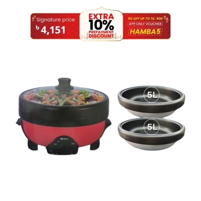 Picture of 5 Liter Double Pot RedSwiss Curry Cooker RSCC-5001