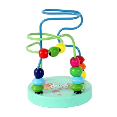 Picture of Wooden Roller Coaster Bead Toys Montessori Early Educational Puzzle Math Toy Colorful Cartoon Animals For Kids Arithmetic TMZ