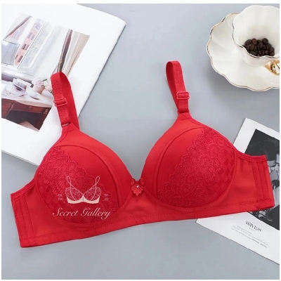 Picture of Floral padded spacer push-up bra for women га