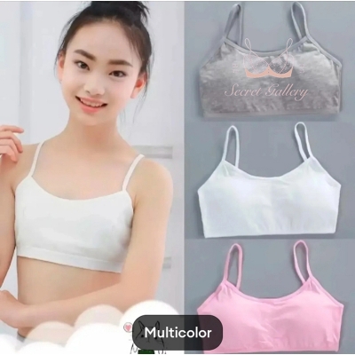 Picture of Mall 1 piece Padded Bra for Teen Girls Kids Training Bras Topics for Teens Underwear Lin... 7