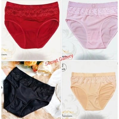 Picture of 1Pcs Thai Premium Cotton Panty Set for Women Soft, Comfortable, Multicolor Design