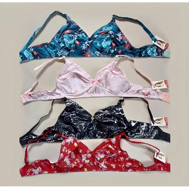 Picture of 1 Piece Stylish design Stretchable print bra for women