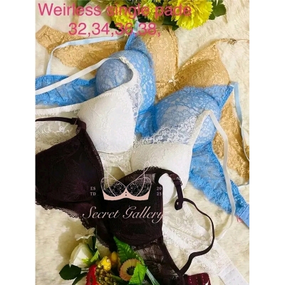 Picture of Elegance Lightly Padded Lace Bra for Women - Timeless Comfort and Glamour