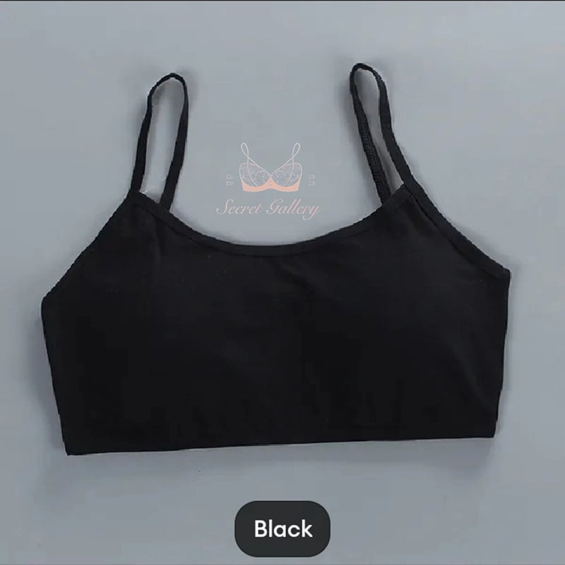Picture of Girl Wen Bo Slope Pure Cotton Development Episodial Pupils Through Little Vests No Steel Circle Slice Children's Vest - Bra - Bra - Bra For Girls - ব্রা