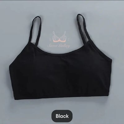 Picture of Girl Wen Bo Slope Pure Cotton Development Episodial Pupils Through Little Vests No Steel Circle Slice Children's Vest - Bra - Bra - Bra For Girls - ব্রা