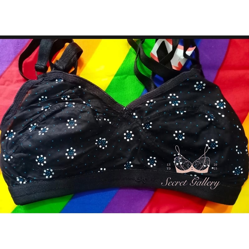 Picture of 1 pices Printed stretchable bra for Women / Multi Colour / Ladies Bra / Cotton Bra for Girls / Bra for Women