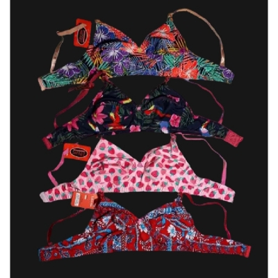 Picture of 1 Piece Stylish design Stretchable print bra for women