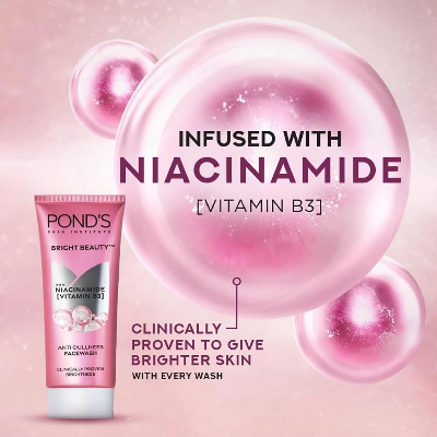 Picture of POND's Bright Beauty Facewash With Niacinamide 2x200g - (India)