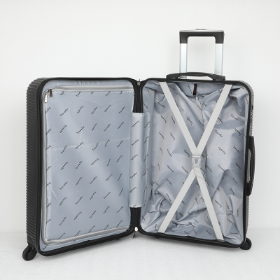 Picture of Travello  24 Inch City Ultra Light Weight Luggage-Trolley Black
