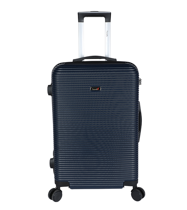Picture of Travello Hard Top 20 & 24 Inch Ultra Light Weight Luggage-Trolley City Black (Combo- Set of 2)