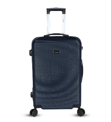 Picture of Travello Hard Top 20 & 24 Inch Ultra Light Weight Luggage-Trolley City Black (Combo- Set of 2)