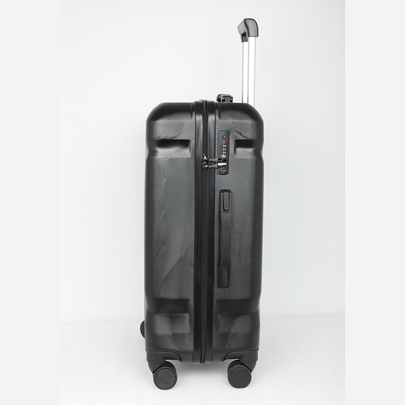 Picture of Travello Luxury Plus 24 Inch Ultra Light Weight Strong Build Quality Water-Resistant Double Caster Wheel Bigger Space Hardtop Luggage-Trolley Black