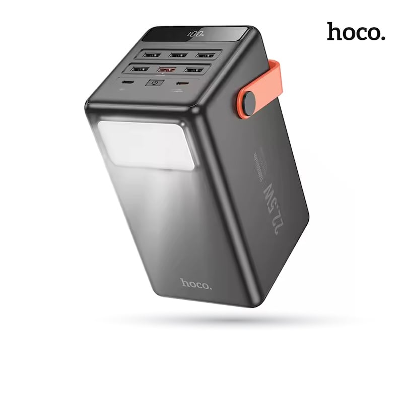 Picture of HOCO MMJ-20 PD 20W Fast Charging 100000mAh (1 Lakh mAh) Power Bank With Flash Light Portable Charging Station With 14 Days Free Return & 3 Months Warranty