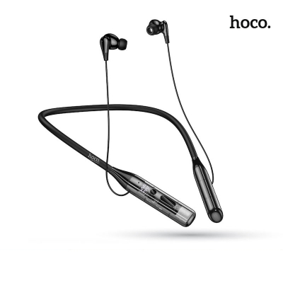 Picture of Hoco MMJ-11 Nothing Series 100 Hours Music Timing ENC Bluetooth Neckband Earphone - Black