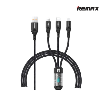 Picture of REMAX RC-C090 Suxien Series 100W All Compatible 3 In 1 Data Cable With Smart Digital Display
