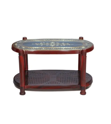 Picture of Tea Table With Stopper (Jubilee) Printed-Rose Wood
