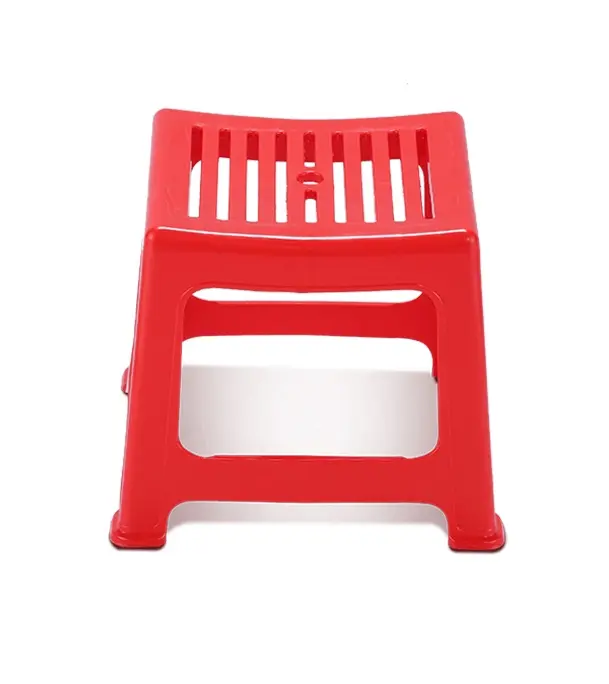 Picture of Timber Stool Short -Red
