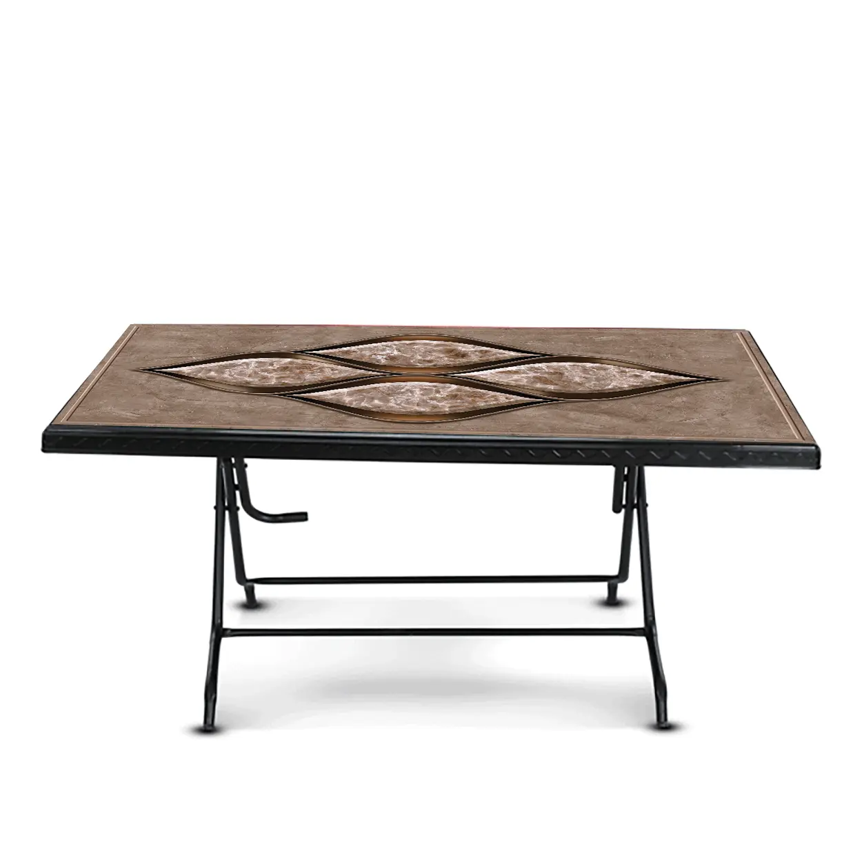 Picture of Deco Table 6 Seat S/L Print Infinity-Black