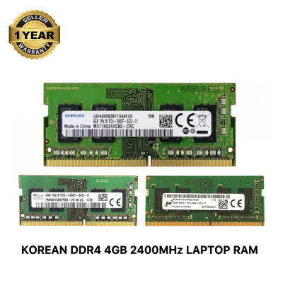 Picture of Samsung SK Hynix  Micron DDR4 4GB 2400MHz PC4-19200 CL17 1.2V 260Pin SO-DIMM Laptop Ram (Korean) 