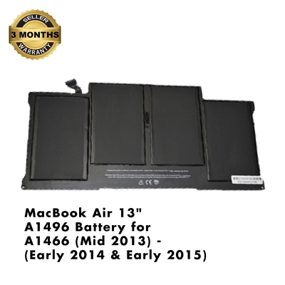 Picture of Makbook Air 13" A1496 Battery for A1466 A1405 A1469 LAPTOP BATTERY (Black)