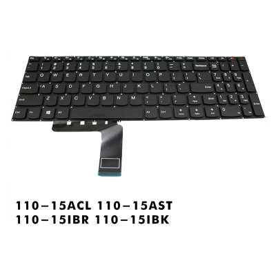 Picture of Laptop Keyboard For Lenovo_ Ideapad 110-15ACL 110-15AST 110-15IBR 110-15IBK Laptop Keyboard (Black)