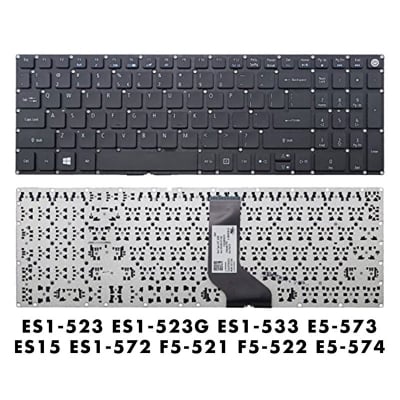 Picture of Laptop Keyboard For Acer Aspire E5-573 E5-574 ES1-523 ES1-533 ES1-572 F5-521 Laptop Keyboard (Black)