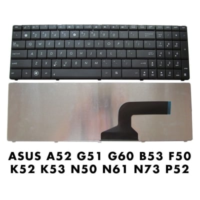 Picture of Laptop Keyboard For Asus K52 N53 N61 UL50 N71V N73 Series Laptop Keyboard (Black)