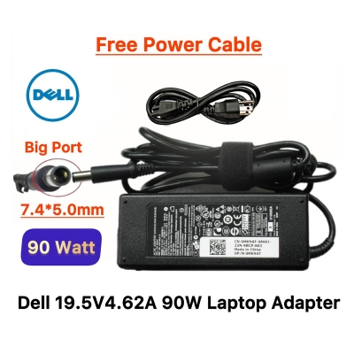 Picture of Dell Laptop Adapter For Dell E6220 E6230 E6320 E6330 E6400 E6410 E6420 E6430 E6440 E6500 E6510 E6520 E6530 E6540 E7240 E7250 E7440 E7450 Vostro 3460 3560 1540 3750 Series (19.5V-4.62A 90W-7.4mm*5.0mm) 