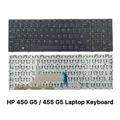 Picture of HP Laptop Keyboard For HP ProBook 450 G5 455 G5 470 G5 650 G5 Series Laptop Keyboard (Black)
