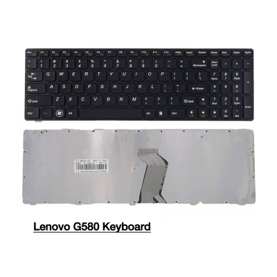 Picture of Laptop Keyboard For LENOV0 G580 Z580A G585 Z585 G590 Us Black Laptop Keyboard (Black)