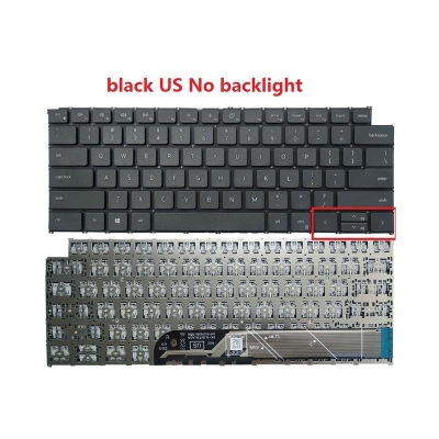 Picture of Laptop Keyboard For DeII Vostro 3400 3401 3405 5300 5301 5390 5391 5401 5402 5490 Laptop Keyboard No Frame (Black)