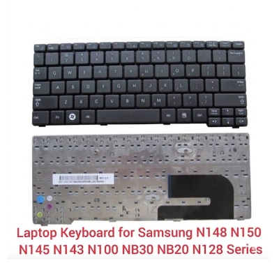 Picture of Laptop Keyboard For Samsung N145 N148 N150 NB30 NB20 N128 US Black Series - Keyboard - Keyboard - Keyboard (Black)