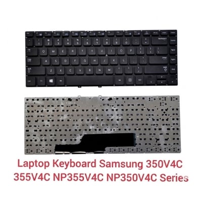 Picture of Laptop Keyboard For Samsung NP355V4C NP350V4C NP355V4X NP3440EC NP3445VX NP3445VC US Layout - Keyboard - Keyboard - Keyboard (Black)