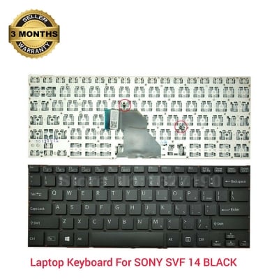 Picture of Laptop Keyboard For Sony Vaio Fit SVF14 14E SVF1421 SVF1421V1E SVF1421E2EW Series (Black)