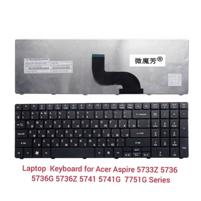 Picture of Laptop Keyboard For For Acer Aspire 5733Z 5736 5736G 5736Z 5741 5741G 5741Z 5741Zg 5742 7750G 7750Z 7751 7751G 7740 8935 7736Z Keyboards - Keyboard (Black)