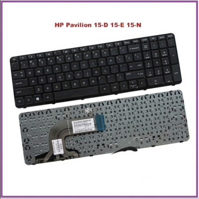 Picture of HP Laptop Keyboard For HP Pavilion 15N 15-E 15-N 15-E000 15-N000 Keyboard Without Frame / No Frame Black (Black)