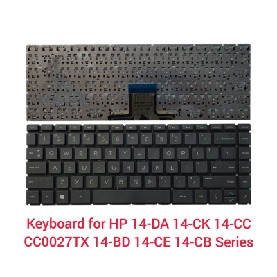 Picture of HP Laptop Keyboard For HP 14DA 14-DA 14-CC 14-BD 14-CE 14-CB TPN-Q188 Q190 Series (Black)