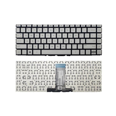 Picture of Laptop Keyboard For HPP Pavilion X360 14BS 14-BA 14-BS Series Pavilion 14-bs 14-bs000 14-bs100 14-bs500 US black keyboard - Keyboard (Silver)