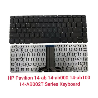 Picture of HP Laptop Keyboard For HP Pavilion 14AB 14-AB 14-AB000 14-AB100 14-AB167US Keyboard US (Black)